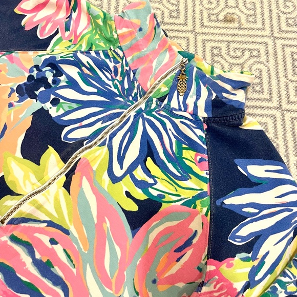 VGUC Lilly Pulitzer Skipper Popover Travelers Palm - Picture 6 of 6